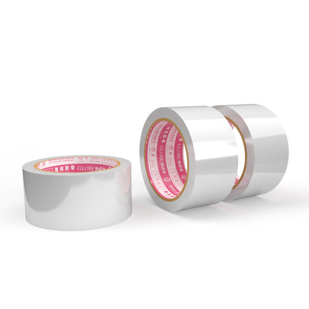 700-粉紅地球 透明 OPP 包裝膠帶